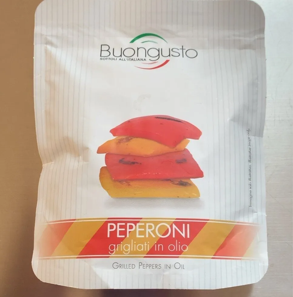 Peperoni grigliati in olio