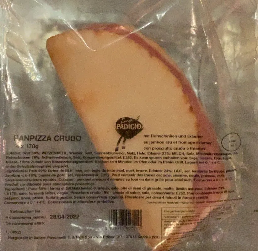 Panpizza Crudo