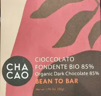 Cioccolato Fondente Bio 85%