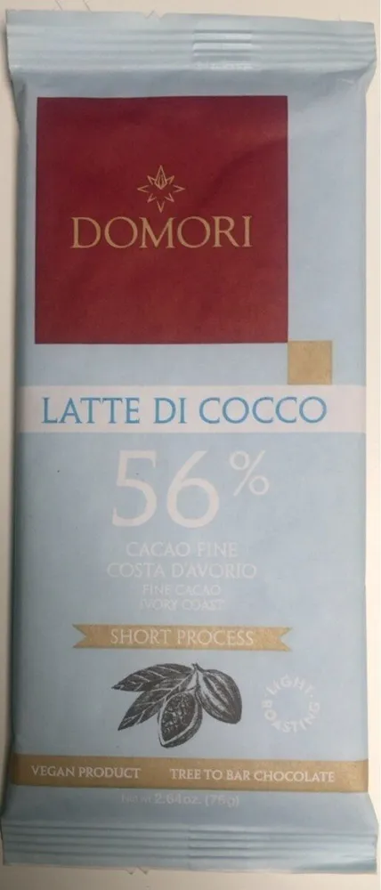 Cioccolato latte di cocco