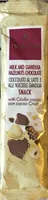 Snack cioccolato al latte e alle nocciole gianduia