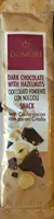 Snack cioccolato fondente con nocciole