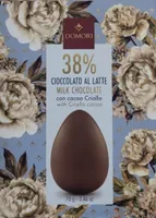 Uovo di ciocioccolato al latte 38%