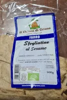 Sfogliatine al sesamo con farro