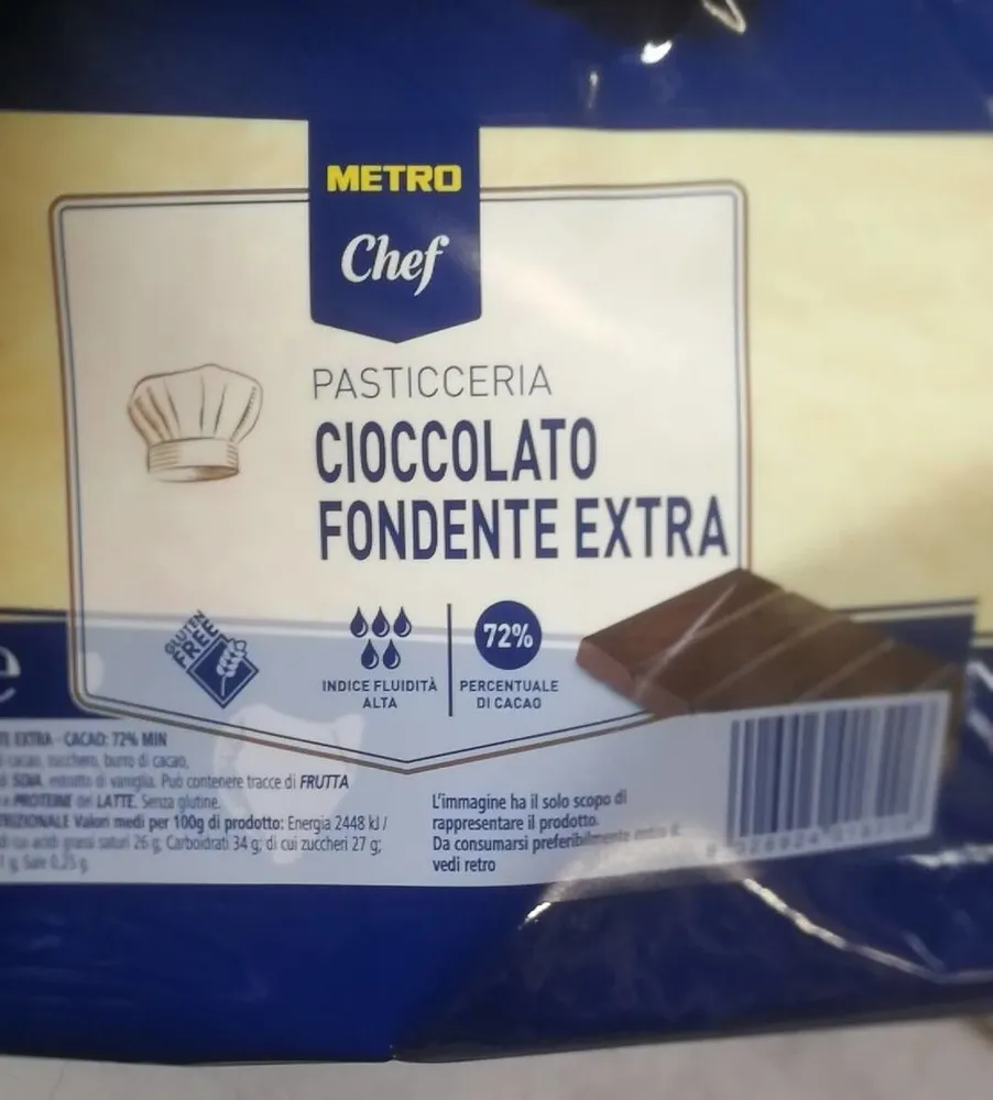 cioccolato fondente 72