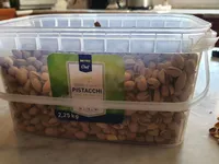 Pistacchi in guscio tostati e salati