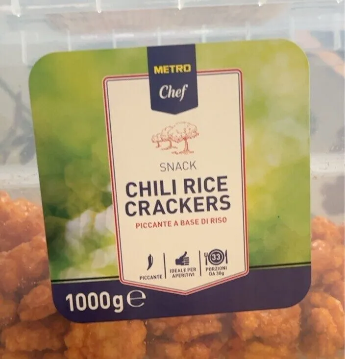 chili rice crackers