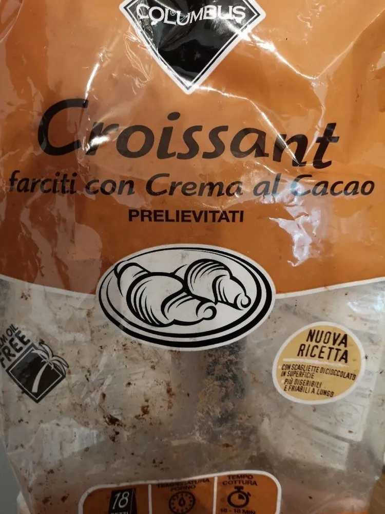 Croissant prelievitati Columbus