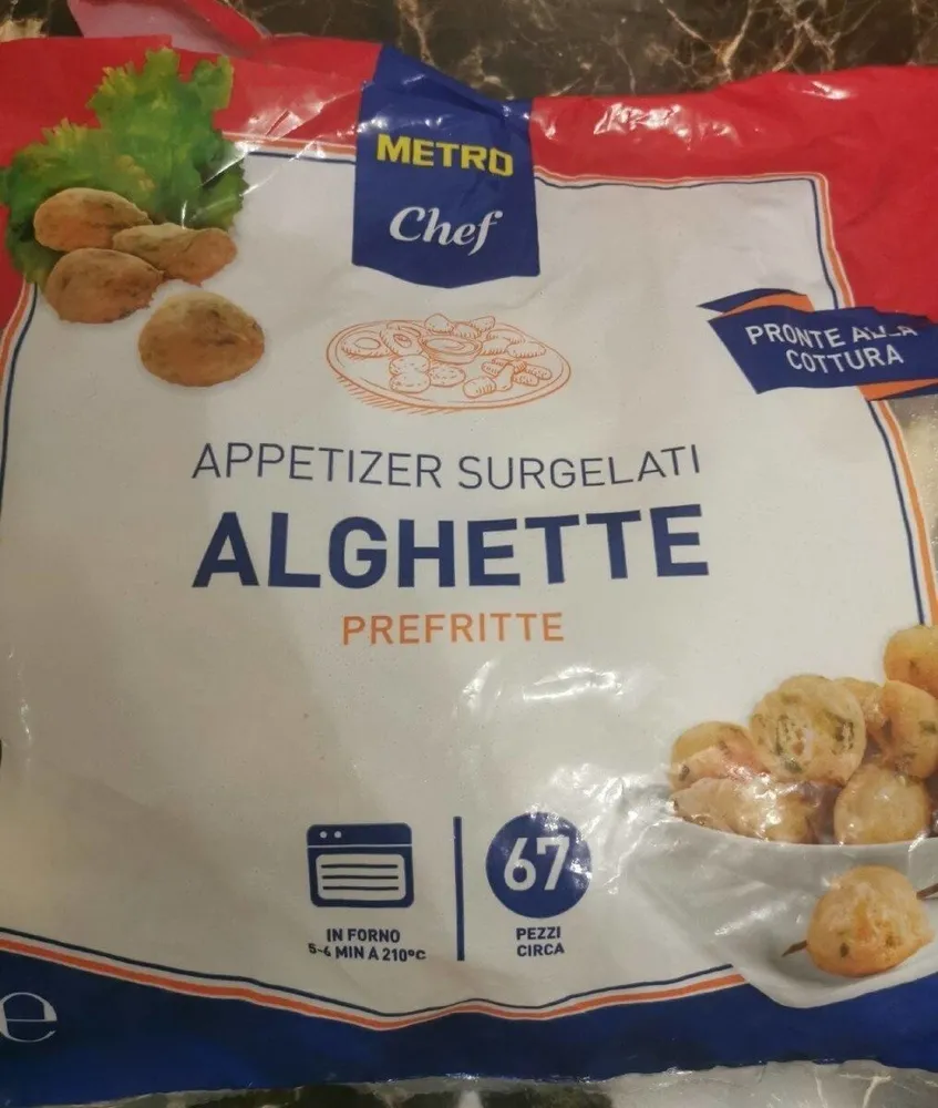 Alghette appetizer surgelati