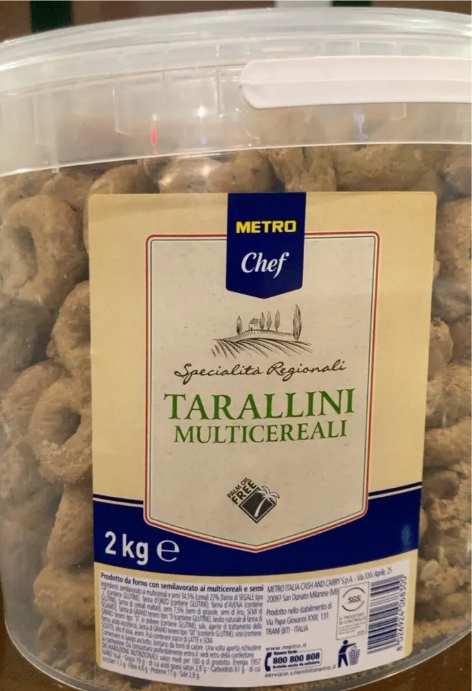Tarallini multicereali