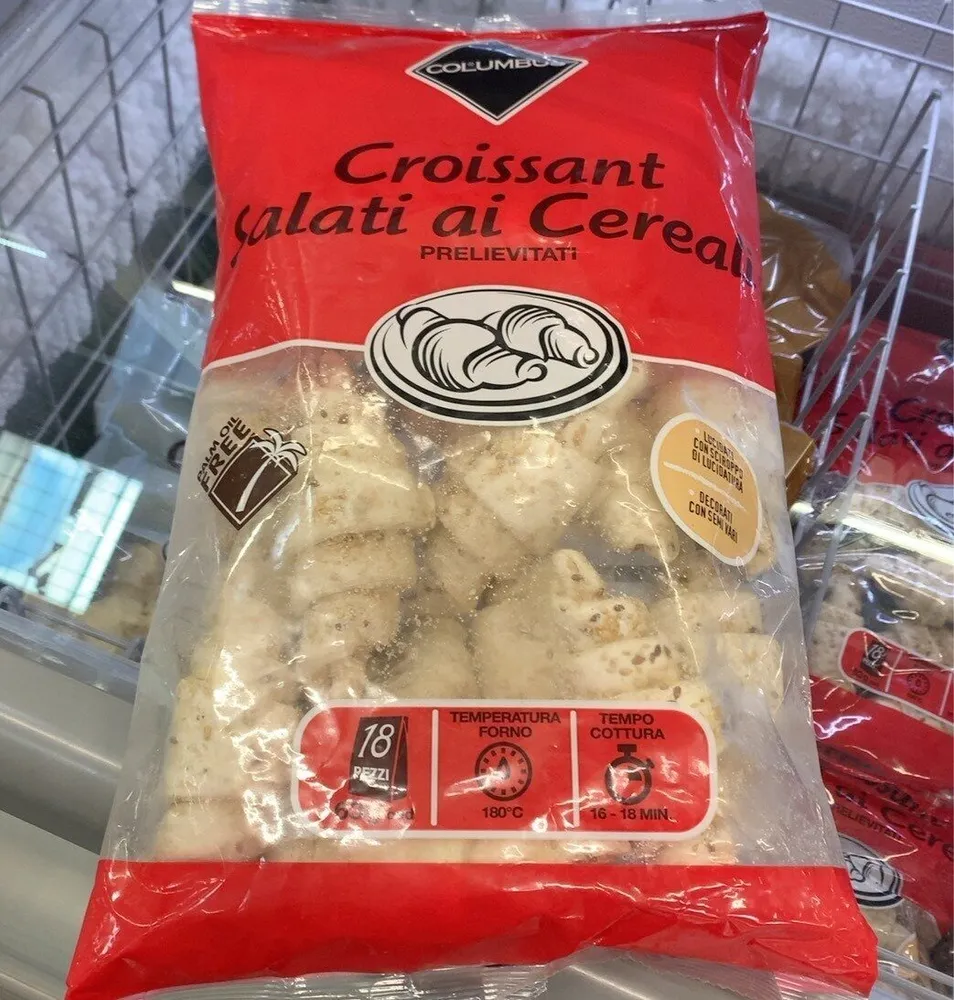 Croissant salati ai cereali