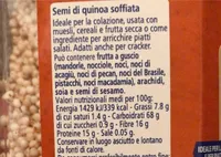 Semi di quinoa soffiata