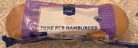 Pane per hamburger pretagliato