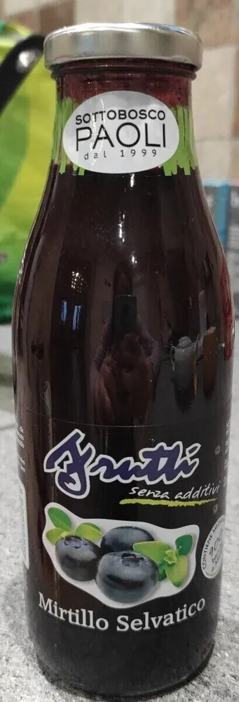 Frutti senza addittivi, mirtillo selvatico