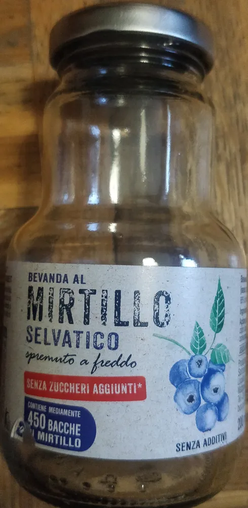 Bevanda al mirtillo selvatico
