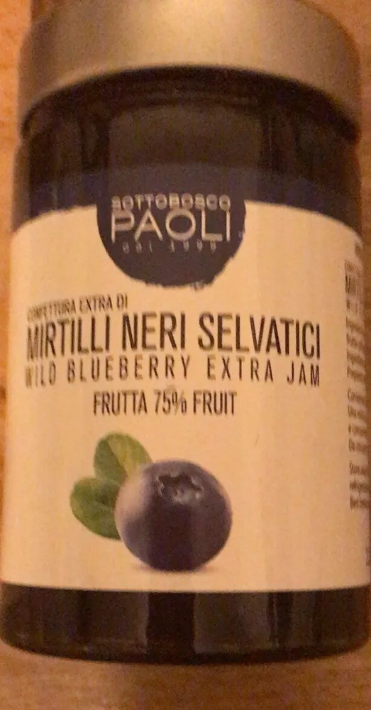 Confettura Mirtilli neri selvatici