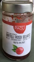 Confettura extra di mirtilli rossi selvatici