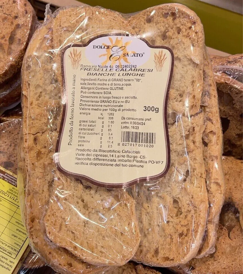 Friselle calabresi bianche lunghe
