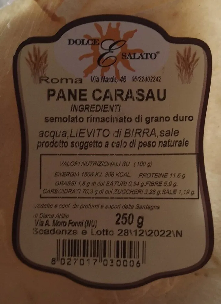 Pane Carasau