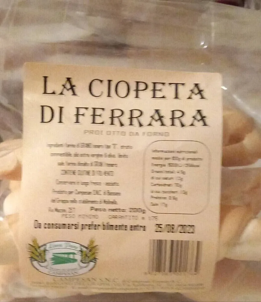 La ciopeta di Ferrara
