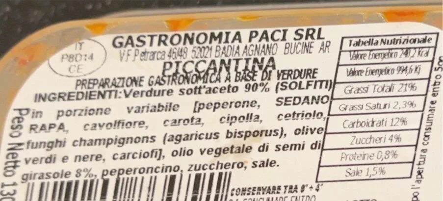 Crostino piccantina