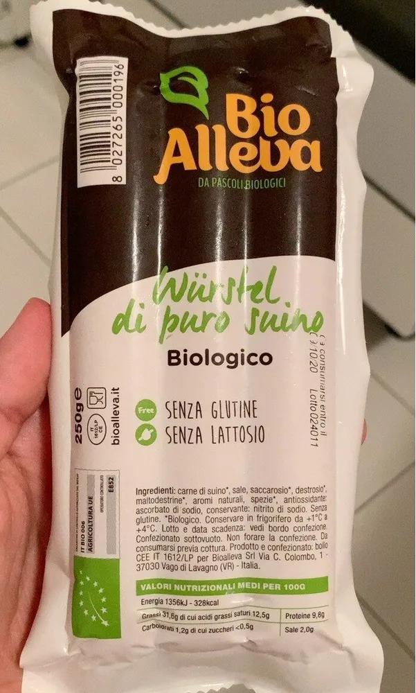 Wurstel di puro suino