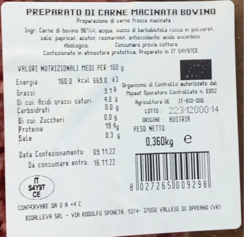 Carne bovino