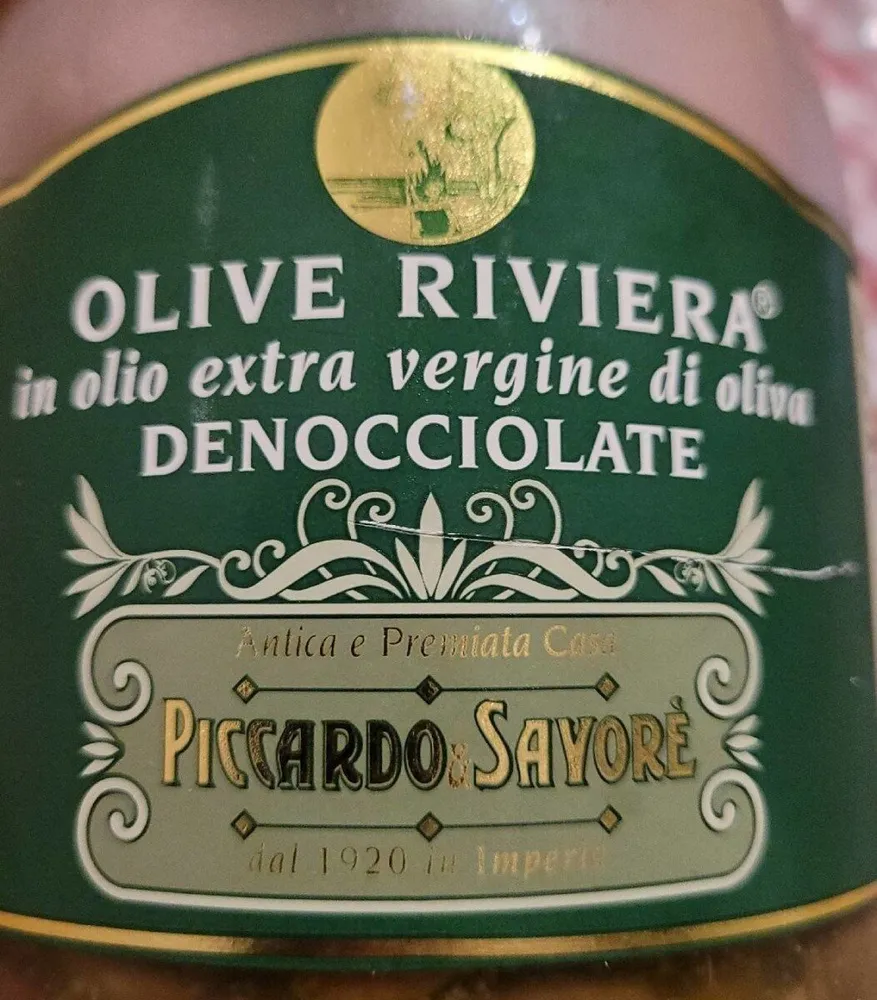 Olive Riviera in olio extravergine di oliva Denocciolate