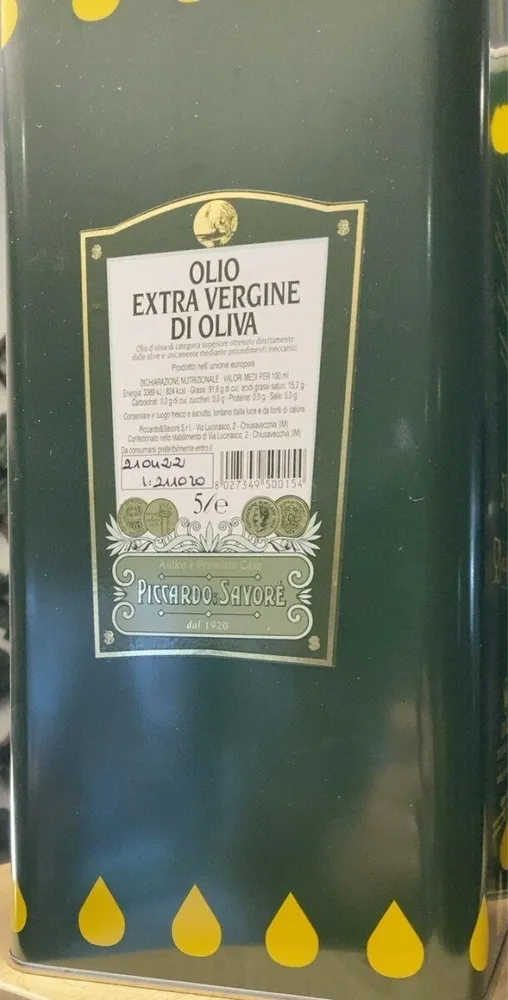 Olio Extra Vergine di Oliva