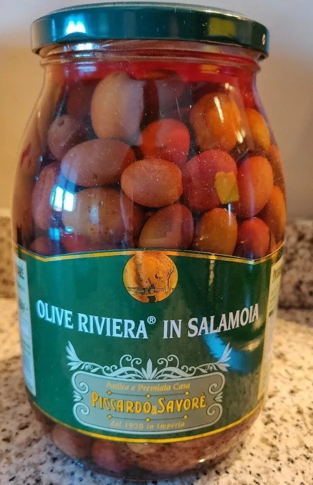 Olive riviera in salamoia