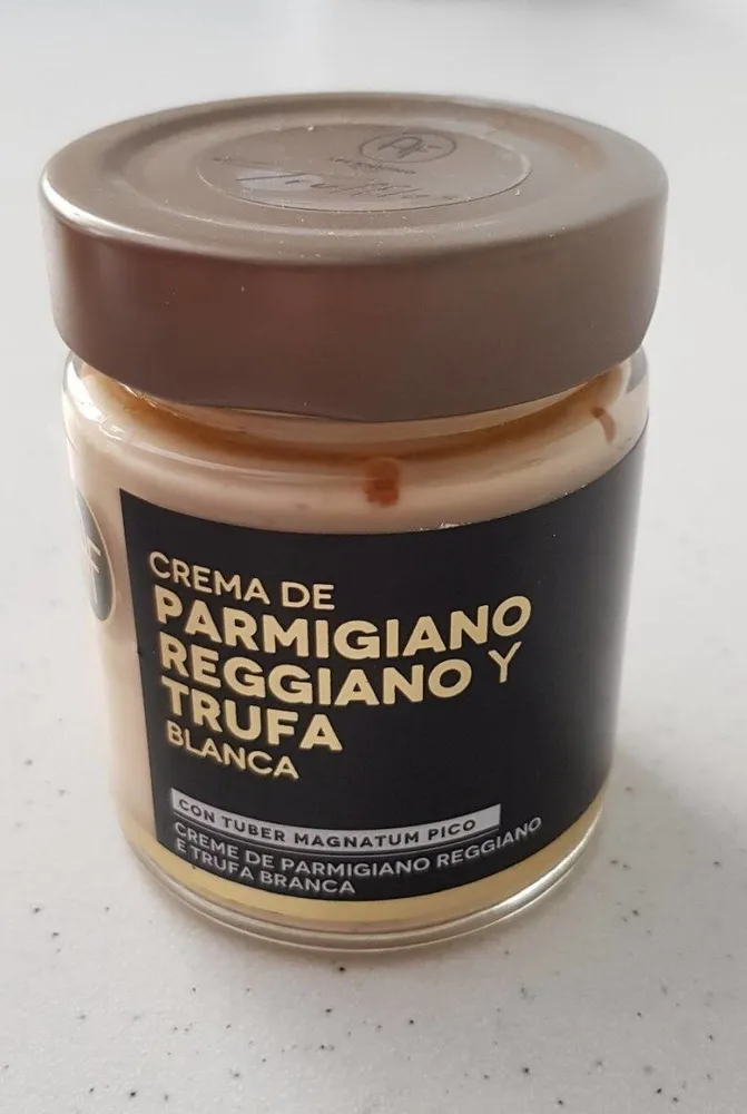 Crema de parmigiano reggiano y trufa