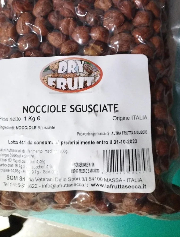 Nocciole sgusciate