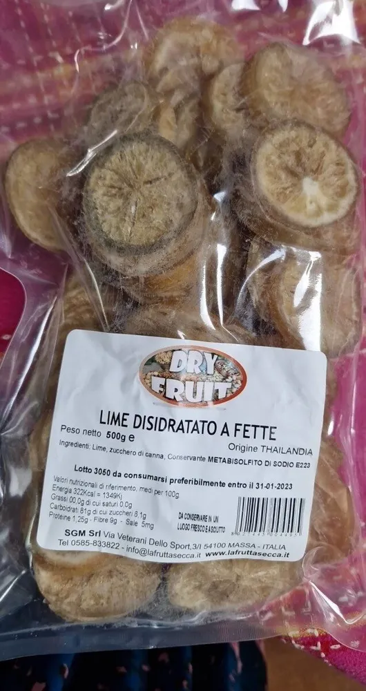 Lime Disidratato Chips