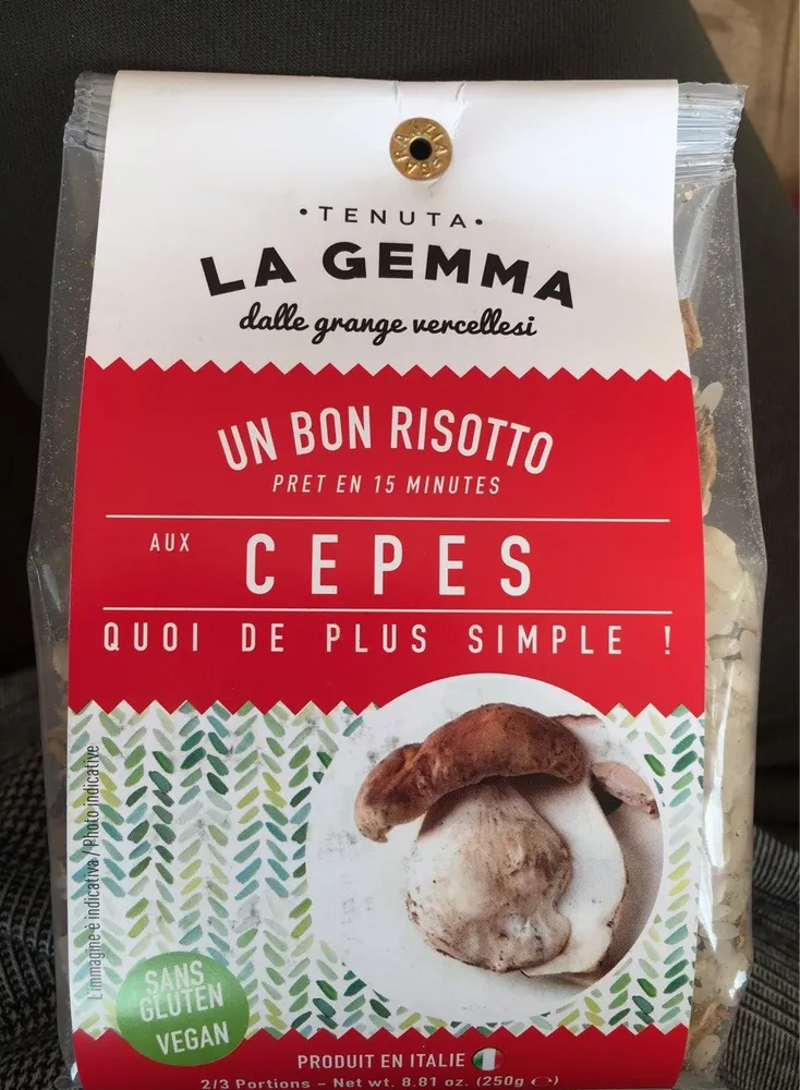 Risotto au cepes