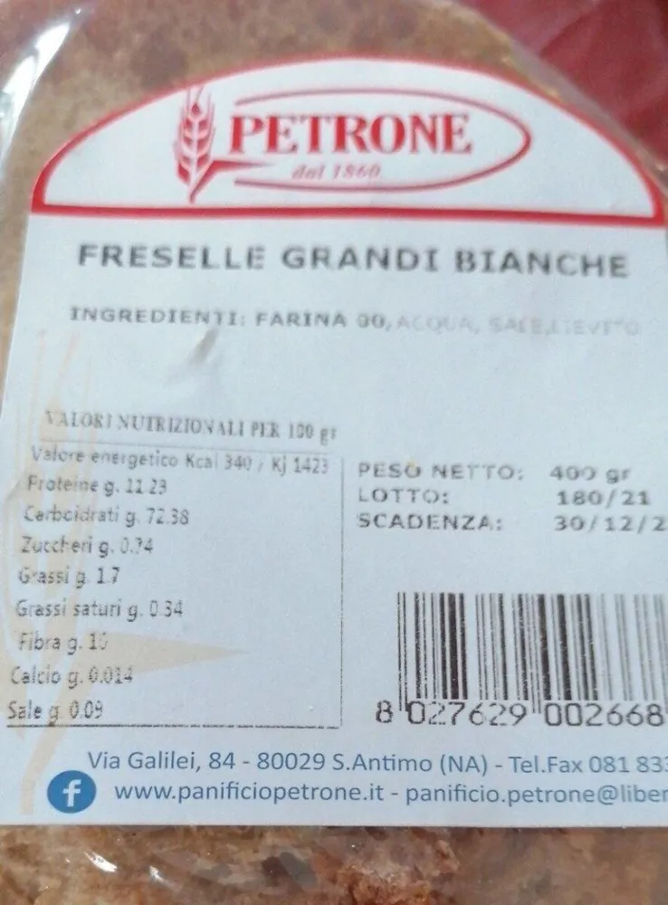 Fresella grandi bianche