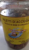 Filetti di acciuga in olio di semi di girasole