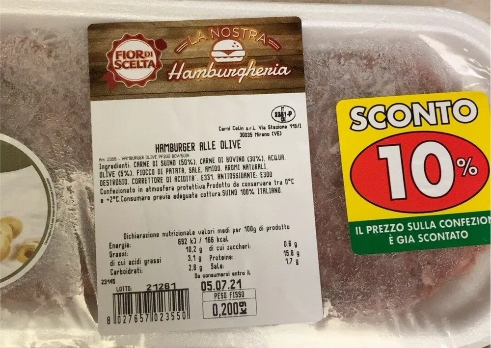 Hamburgher alle olive