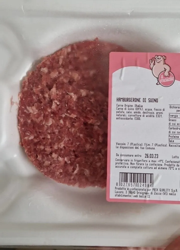 Hamburger di suino