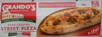 Street pizza jambon champignons
