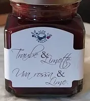 Composta uva rossa e lime