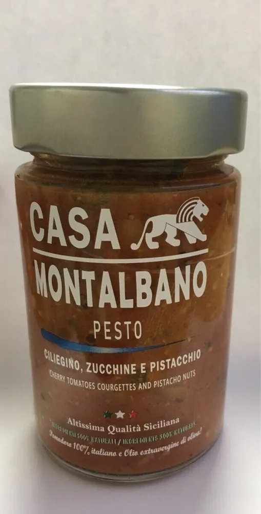 Pesto tomates cerises courgettes pistaches