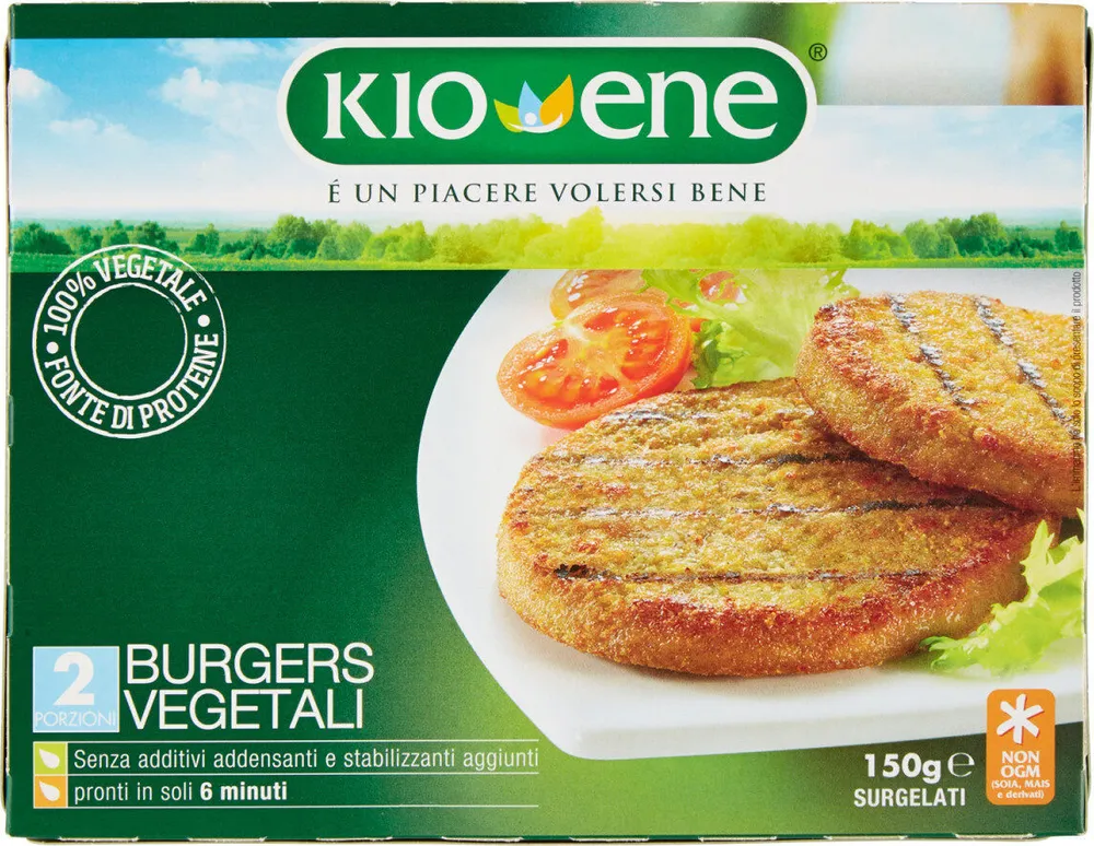 Burgers vegetali surgelati