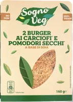 2 Burger ai carciofi e pomodori secchi