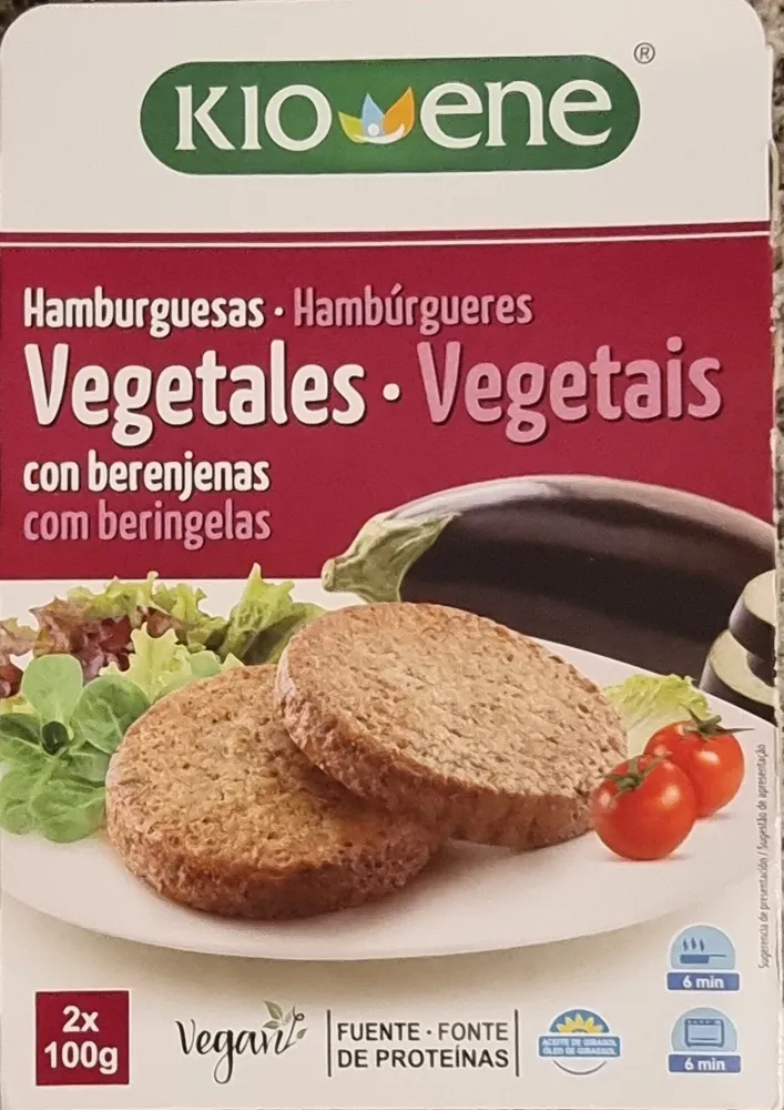 Hamburguesas Vegetales con berenjenas