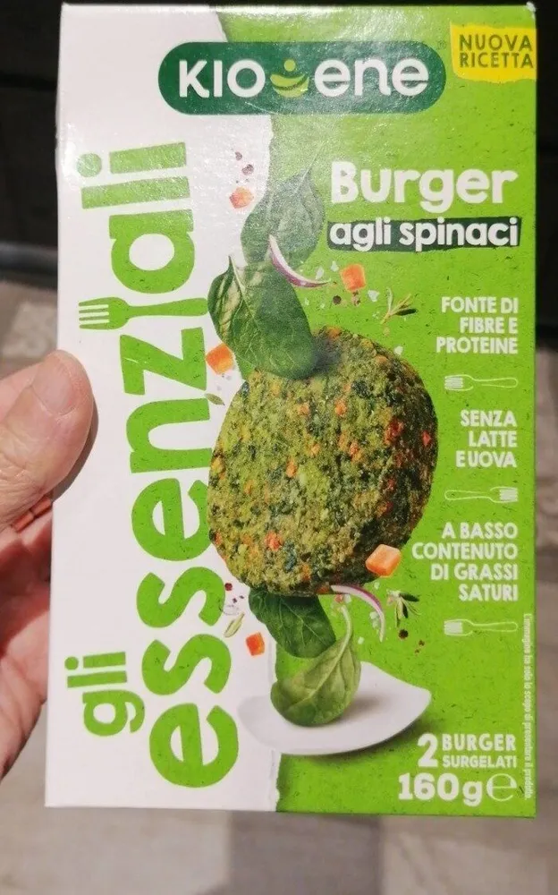 Burger agli spinaci