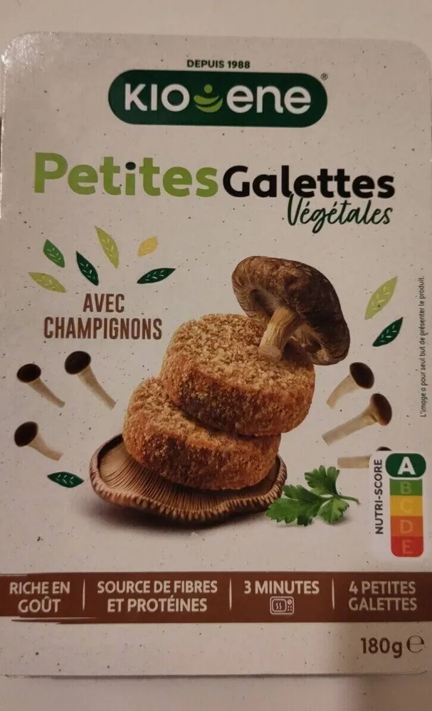 Petites Galettes végétales avec champignons