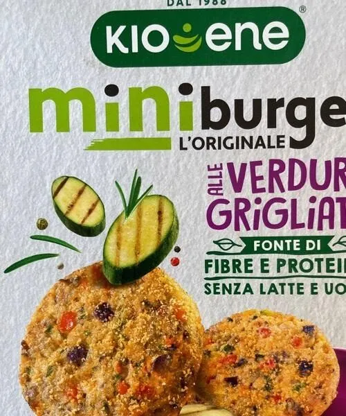 Miniburger alle verdure grigliate