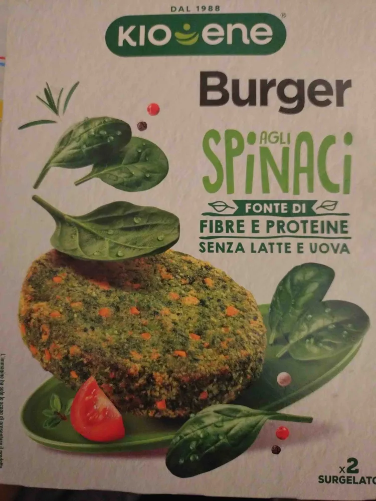 Burger agli spinaci