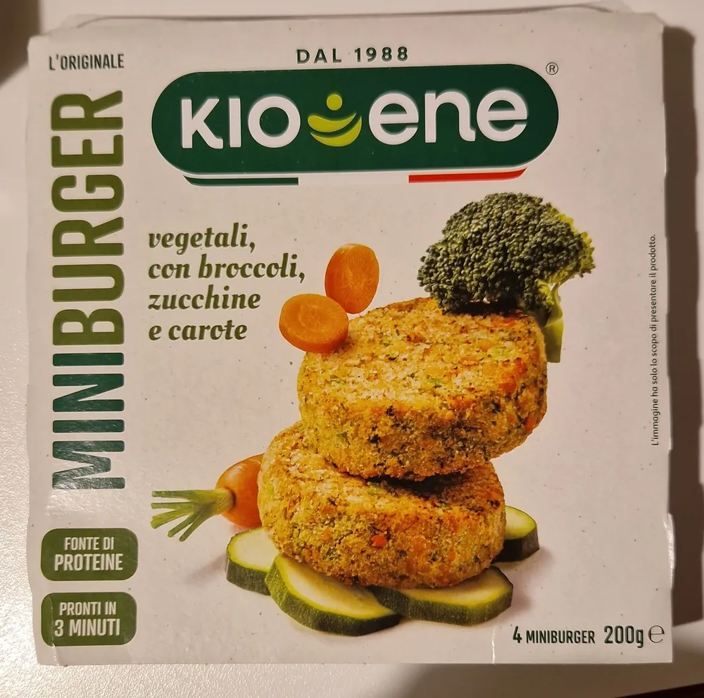 Burger con broccoli, zucchine e carote