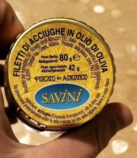 Filetto di acciughe